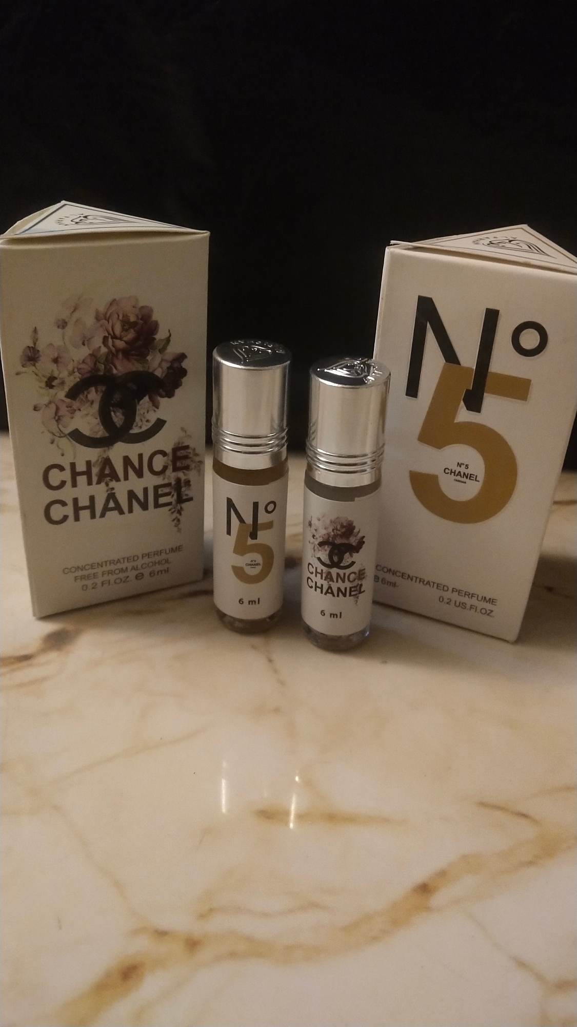 Picture of Combo CHANNEL CHANCE and Channel N°5 For Women By Al Farhan Concentrated Perfume Oil Long Lasting Fragrance - 6ml