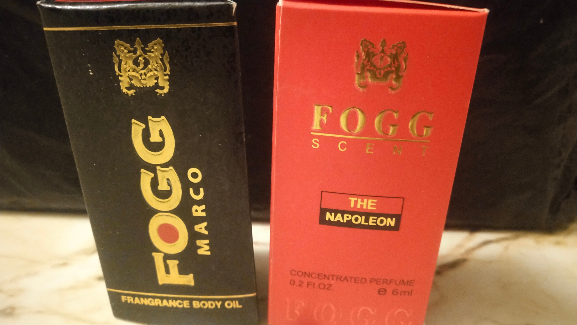 Picture of Combo of Fogg Marco & Fogg Scent by Al Farhan Concentrated Perfume Oil Long Lasting Non-alcoholic Fragrance - 6ml+6ml