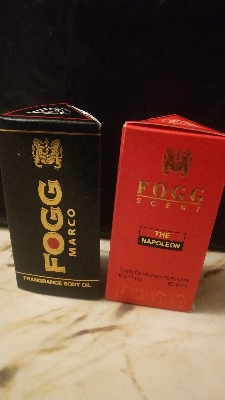 Picture of Combo of Fogg Marco & Fogg Scent by Al Farhan Concentrated Perfume Oil Long Lasting Non-alcoholic Fragrance - 6ml+6ml