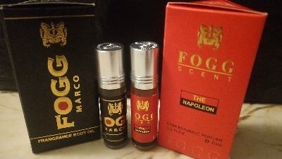 Picture of Combo of Fogg Marco & Fogg Scent by Al Farhan Concentrated Perfume Oil Long Lasting Non-alcoholic Fragrance - 6ml+6ml