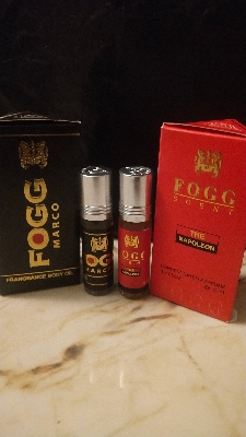 Picture of Combo of Fogg Marco & Fogg Scent by Al Farhan Concentrated Perfume Oil Long Lasting Non-alcoholic Fragrance - 6ml+6ml