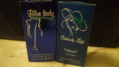 Picture of Combo of Celebrity Lady & Blue Lady by Al Farhan Concentrated Perfume Oil Long Lasting Non-alcoholic Fragrance - 6ml+6ml