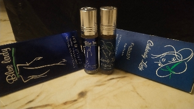 Picture of Combo of Celebrity Lady & Blue Lady by Al Farhan Concentrated Perfume Oil Long Lasting Non-alcoholic Fragrance - 6ml+6ml