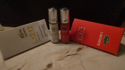 Picture of Combo of Lacoste Limited Edition & Lacoste Rouge Energetic by Al Farhan Concentrated Perfume Oil Long Lasting Non-alcoholic Fragrance - 6ml+6ml