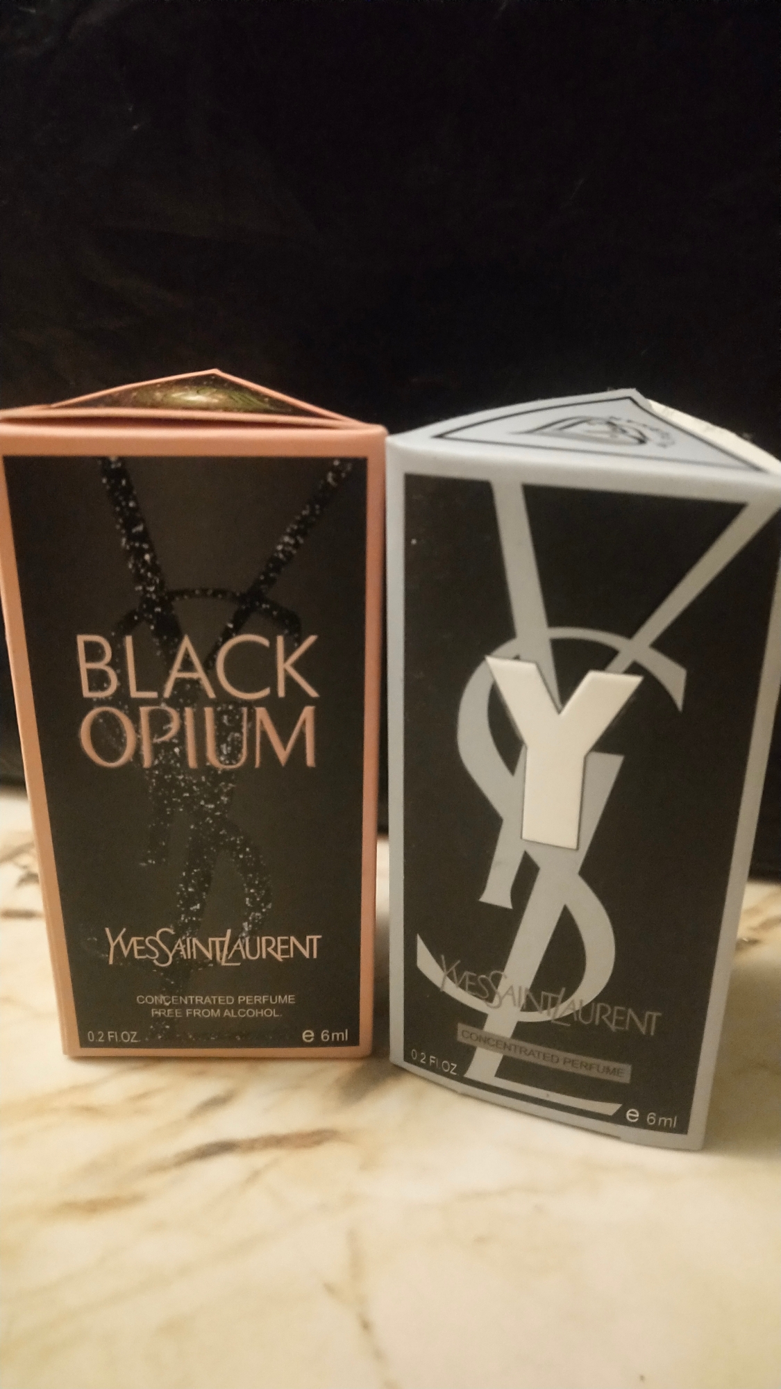 Picture of Combo of YSL & YSL Black Opium by Al Farhan Concentrated Perfume Oil Long Lasting Non-alcoholic Fragrance - 6ml+6ml