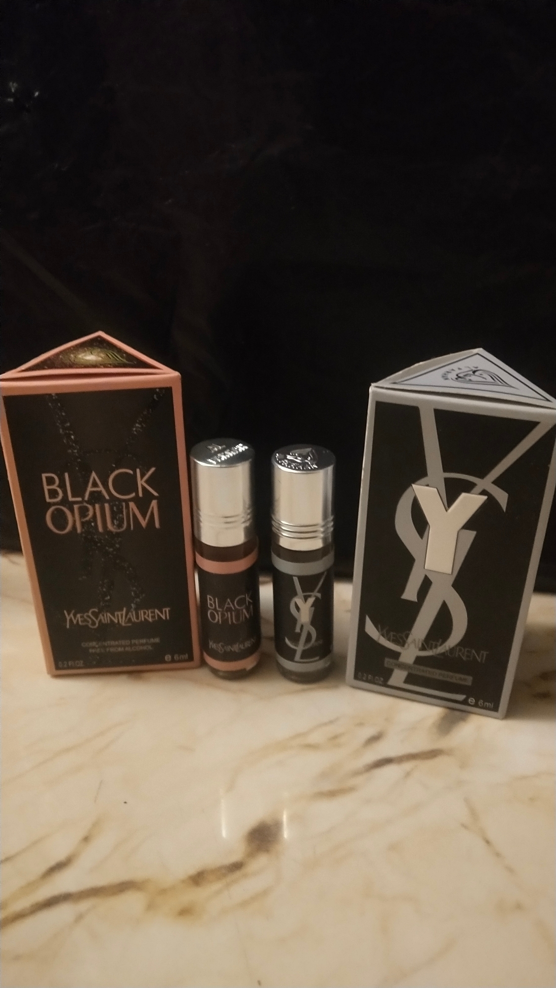 Picture of Combo of YSL & YSL Black Opium by Al Farhan Concentrated Perfume Oil Long Lasting Non-alcoholic Fragrance - 6ml+6ml
