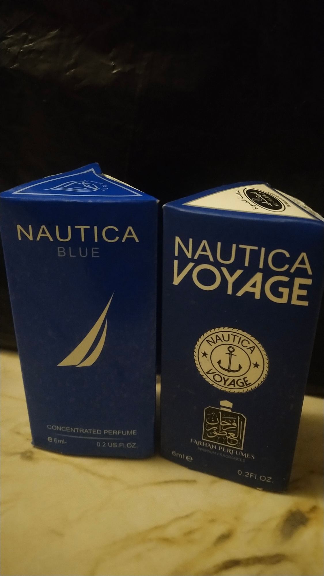 Picture of Combo of Nautica Voyage & Noautica Blue By Al Farhan Concentrated Perfume Oil Long Lasting Fragrance - 6ml+6ml