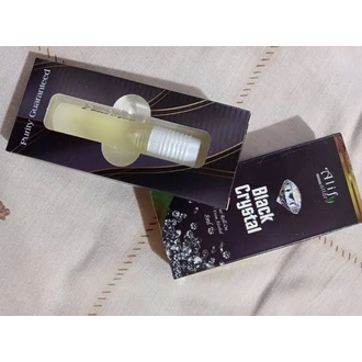 Picture of Black Crystal attar by Alif 8 ml roll on long lasting fragrance