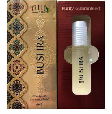 Picture of BUSHRA attar by Alif  8 ml roll on long lasting fragrance