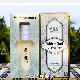 Picture of White oud attar by Alif long lasting good fragrance roll on 8ml