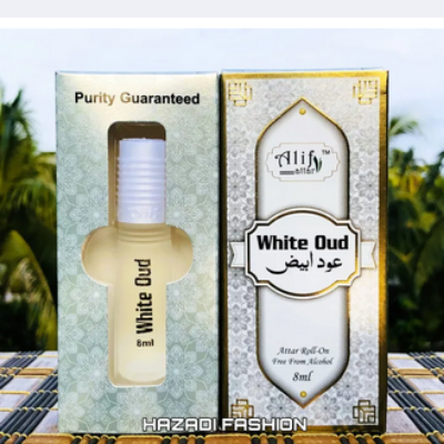 Picture of White oud attar by Alif long lasting good fragrance roll on 8ml