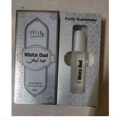 Picture of White oud attar by Alif long lasting good fragrance roll on 8ml