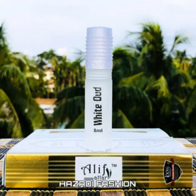 Picture of White oud attar by Alif long lasting good fragrance roll on 8ml