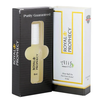 Picture of Royal Prophecy Attar by Alif Long Lasting Roll On Non Alcoholic Perfume (Halal) - 8ml
