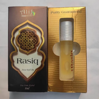 Picture of Rasiq By Alif Attar Long Lasting Roll On Non Alcoholic Perfume (Halal) - 8ml