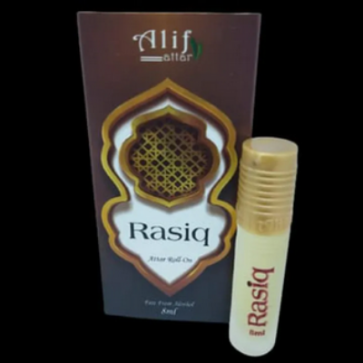 Picture of Rasiq By Alif Attar Long Lasting Roll On Non Alcoholic Perfume (Halal) - 8ml
