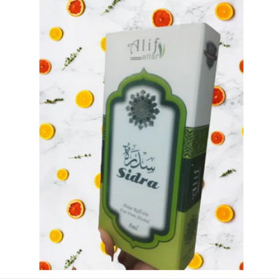 Picture of SIDRA By Alif Attar Long Lasting Roll On Non Alcoholic Perfume - 8ml