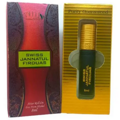 Picture of Swiss Jannatul Firdaus Attar by Alif 8ml Roll On Long Lasting Fragrance