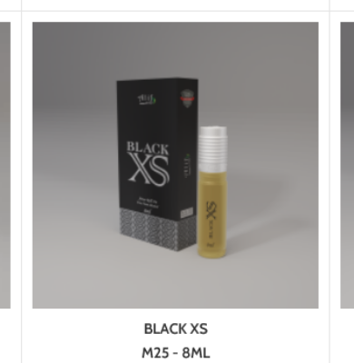 Picture of Black XS By Alif Attar Long Lasting Roll On Non Alcoholic Perfume - 8ml