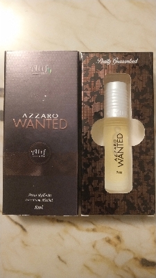 Picture of Azzaro Wanted By Alif Attar Long Lasting Roll On Non Alcoholic Perfume - 8ml