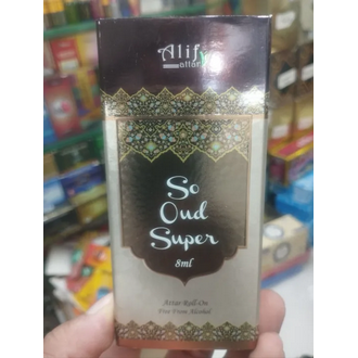 Picture of So Oud Super attar by Alif Long Lasting Roll On Non Alcoholic Perfume - 8ml