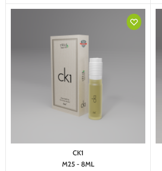 Picture of Ck1 By Alif Attar Long Lasting Roll On Non Alcoholic Perfume - 8ml