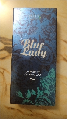 Picture of Blue Lady By Alif Attar Long Lasting Roll On Non Alcoholic Perfume - 8ml