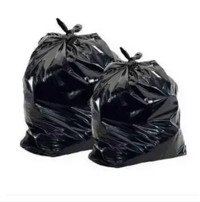 Picture of BLACK (20" X16") 100PCS Trash Bag / Poly Bag / Garbage Bag / Moyla Felar Bag / Polibag