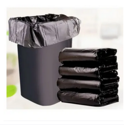 Picture of BLACK (20" X16") 100PCS Trash Bag / Poly Bag / Garbage Bag / Moyla Felar Bag / Polibag