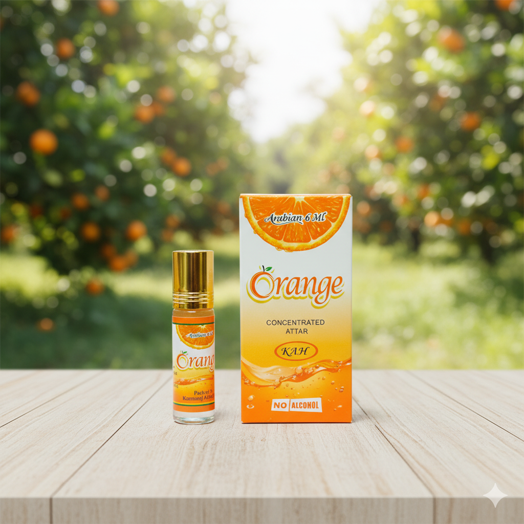 Picture of Orange Flavour Concentrated Perfume oil attar - 6ml
