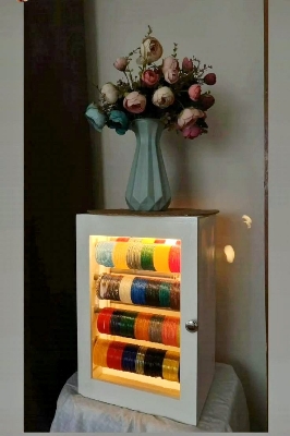 Elegant Churir Almari –  Bangle Organizer with LED Light For Home And Office