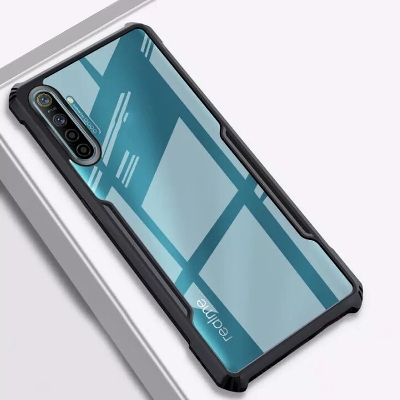 Picture of Realme XT/X2 Shockproof TPU Bumper and Clear Acrylic Back Cover - Mobile Protection