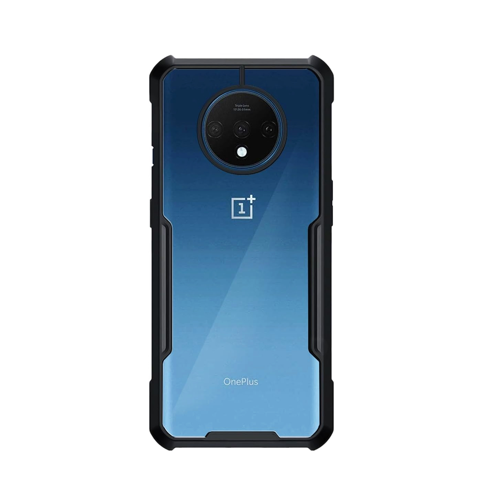 Picture of Xundd Back Cover for OnePlus 7T Transparent Hybrid Hard PC Back Bumper