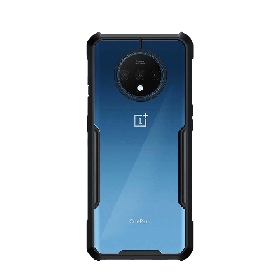 Picture of Xundd Back Cover for OnePlus 7T Transparent Hybrid Hard PC Back Bumper