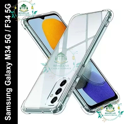 Picture of Transparent back cover For Samsung Galaxy M34 5G / Samsung Galaxy F34 5G Luxury transparent Protect Back Cover Soft Case