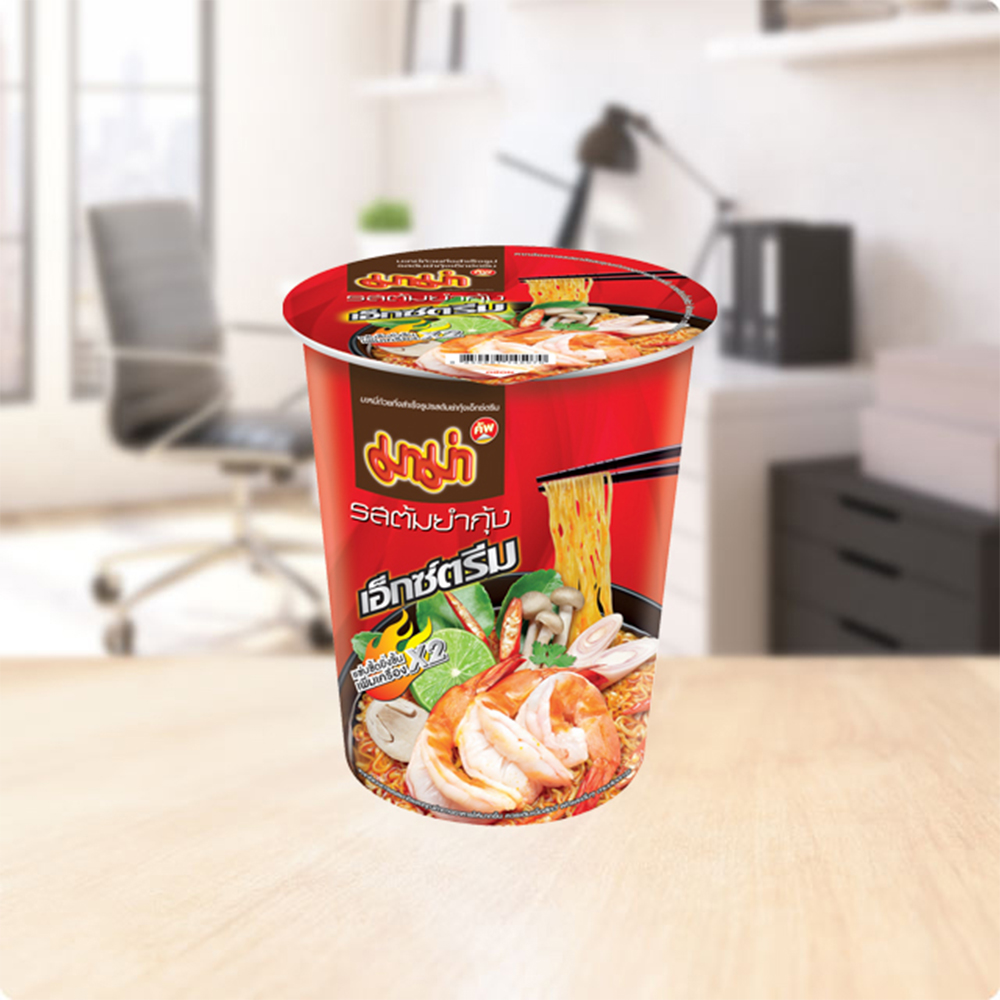 Picture of Mama Instant Cup Noodles Oriental Kitchen Hot & Spicy 65gm
