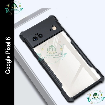 Picture of Xundd Back Cover for Google Pixel 6 Transparent Hybrid Hard PC Back Bumper Google Pixel 6 back case