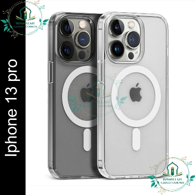 Picture of Transparent TPU / Acrylic Crystal Clear MagSafe Case for Apple IPhone 13 pro Clear