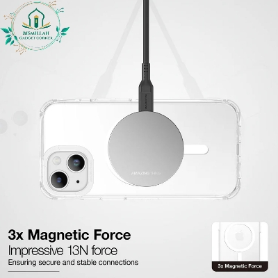 Picture of Transparent TPU / Acrylic Crystal Clear MagSafe Case for Apple IPhone 12 pro max Clear