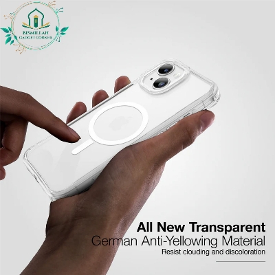 Picture of Transparent TPU / Acrylic Crystal Clear MagSafe Case for Apple IPhone 15 plus Clear