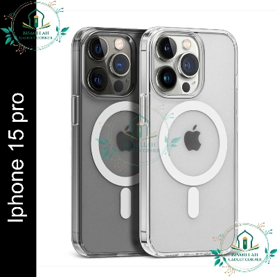 Picture of Transparent TPU / Acrylic Crystal Clear MagSafe Case for Apple IPhone 15 pro Clear