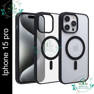 Picture of Acrylic Crystal Clear MagSafe Case for Apple IPhone 15 pro Clear