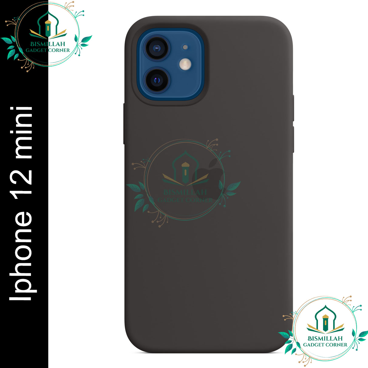 Picture of Premium Liquid Silicone Phone case for Iphone 12 mini Liquid Silicon Mobile Back Case Soft Silicone Phone Cover