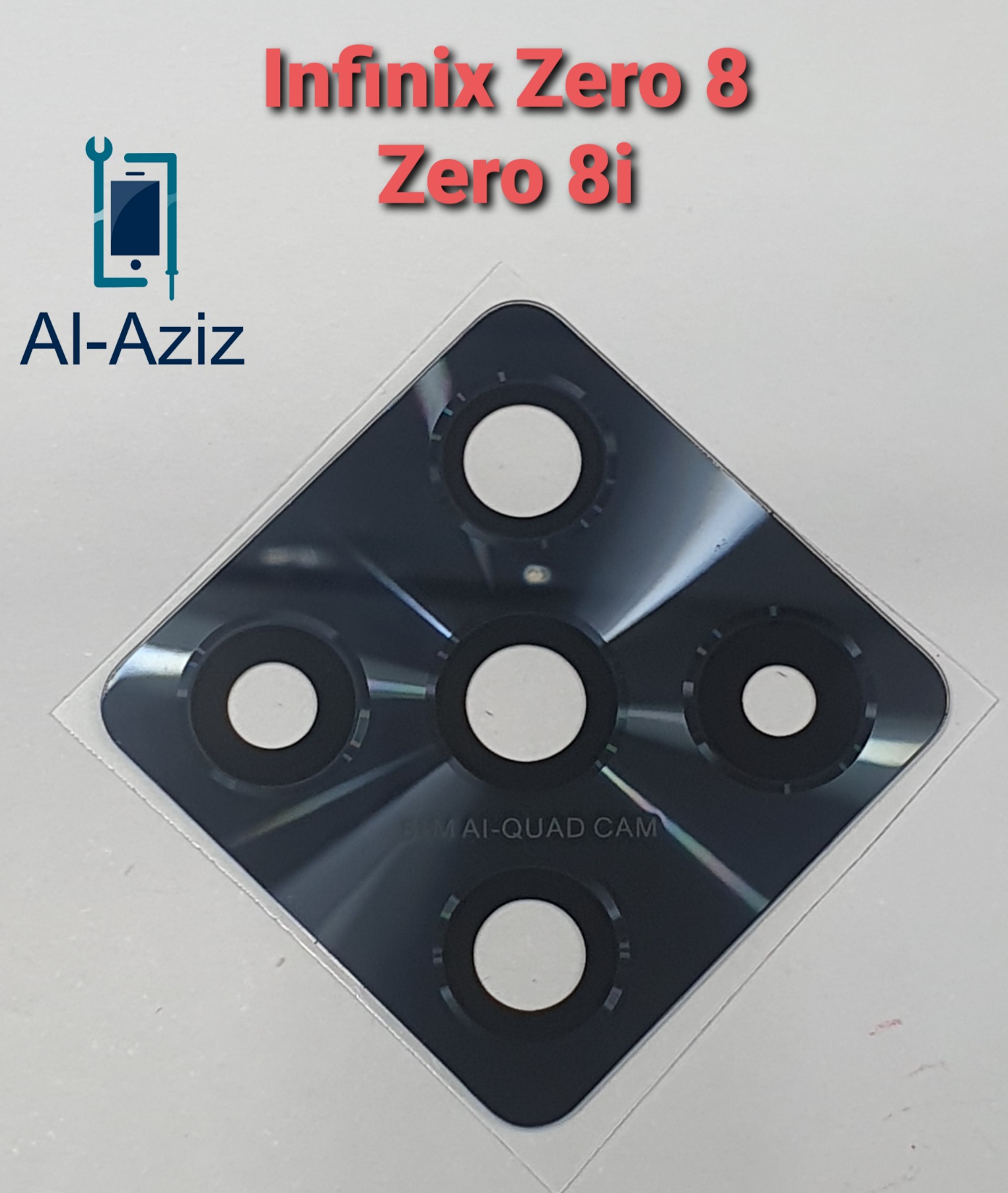 Picture of Infinix Zero 8 main camera glass Rear Facing Camera Glass Lens Replacement main camera glass Rear Facing Camera Glass Lens Replacement