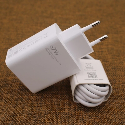 Picture of Xiaomi 67W Fast Charger and 6A USB Type C Charging Cable Set Wall Charger Single USB-A Port Power Adapter Charging for Xiaomi