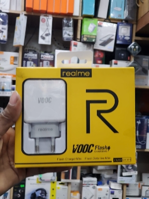 Picture of Realme Super Flash VOOC Charger with Micro USB Data Cable Adaprter