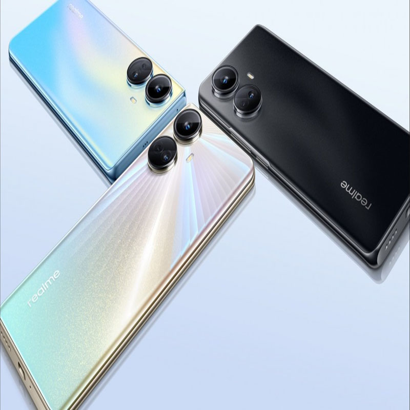 Picture of Realme 10 pro plus এর জন্য সম্পূর্ণ বডি হাউজিং-কালো-নীল-রূপালী-সবুজ