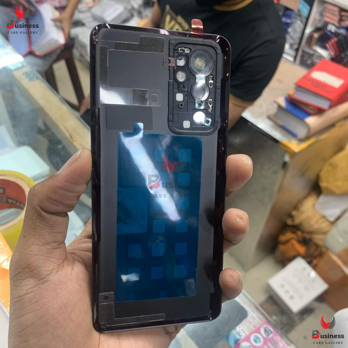 Picture of Replacement Backshell Glass Panel for OnePlus 9RT 5G Battery Back Door Housing - 100% Original