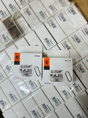 Picture of Spigen Zero One Transparent TPU Silicone Soft Case for AirPods Pro 2nd Generation Case(2024) Protective Case Cover with Metal