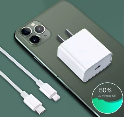 Picture of IPhone Fast Wall 20 Watts USB Type-C Fast Charging Cable is applicable for iPhone 12-12 Pro-12 Pro MAX-12 MINI-11 Pro MAX-11